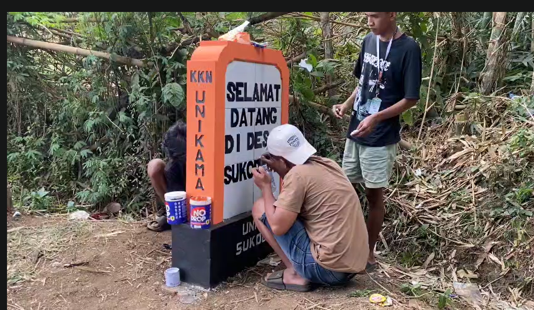 kegiatan cat pal perbatasan desa sukodadi wagir